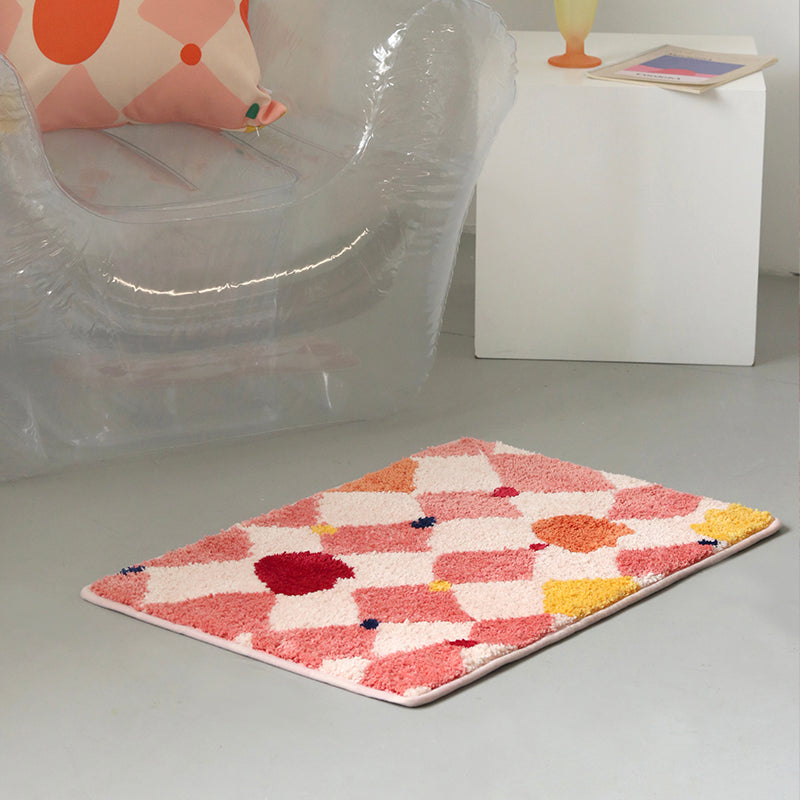 Non-slip Absorbent Green Bedroom Floor Mat Pi-Mart