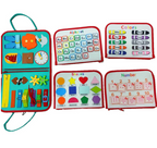 New Busy Book Children's Busy Board Dressing And Buttoning Learning Baby Early Education Preschool Sensory Learning Toy Pi-Mart