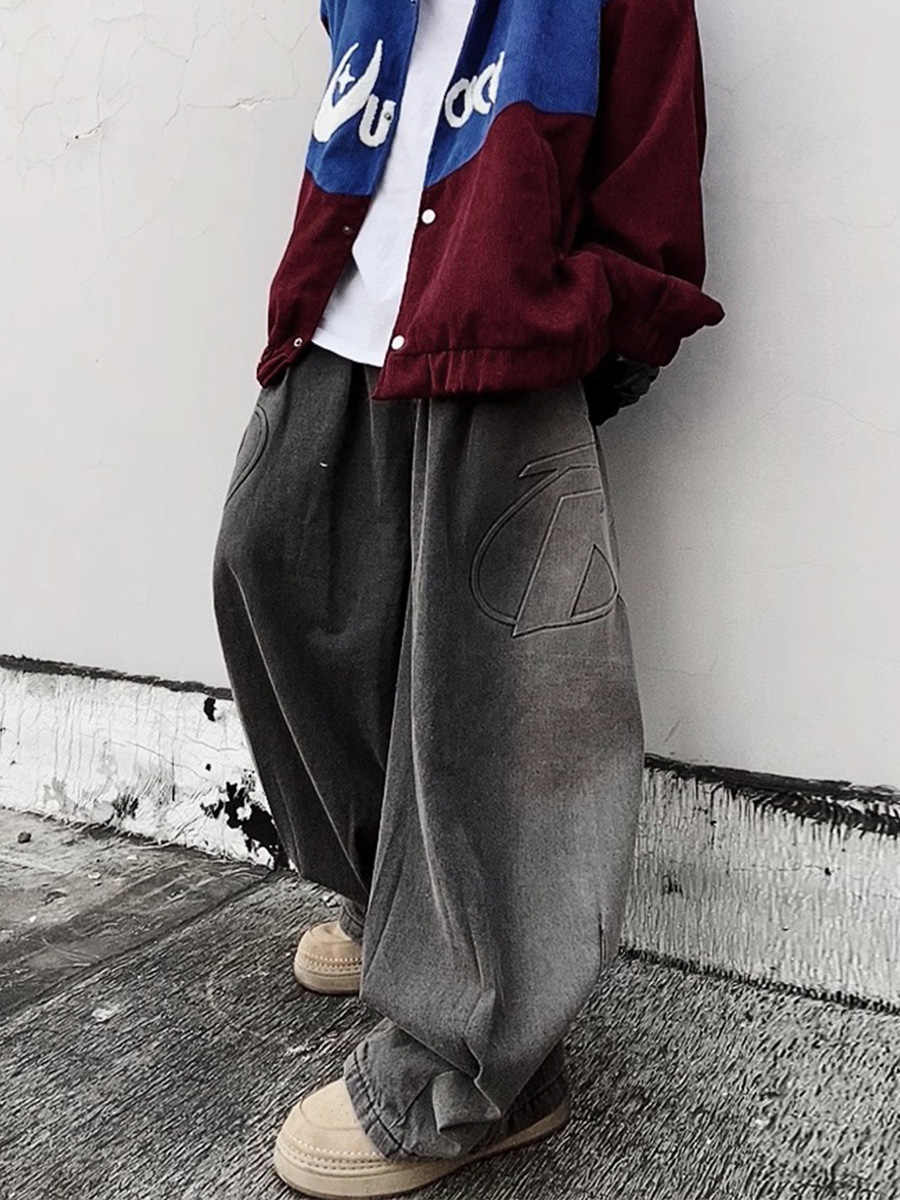 American Fashion Brand Vintage Mop Straight Jeans Lootquake LLC