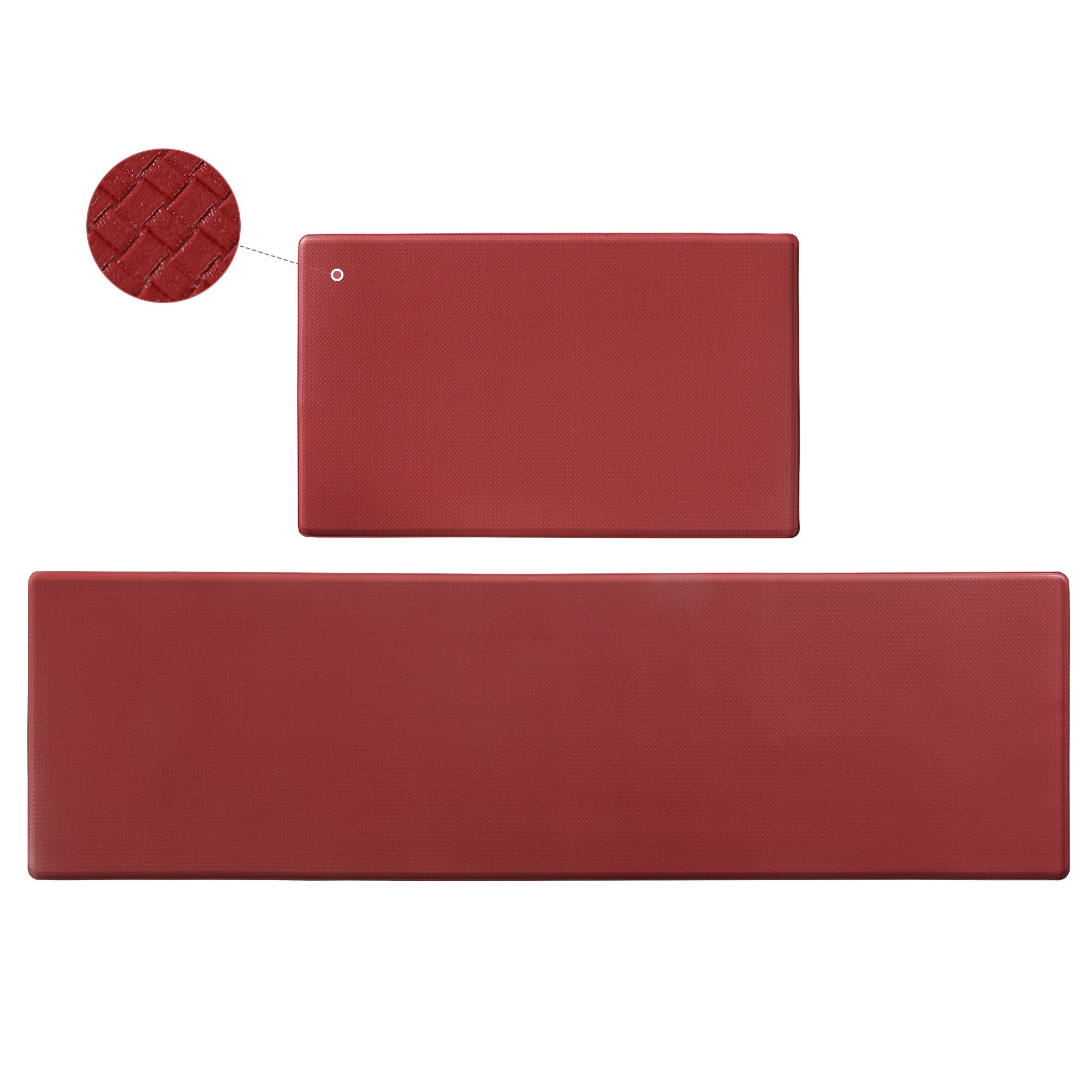 Kitchen Floor Mat Two-piece Set Of Non-slip, Waterproof And Easy To Scrub For Home, Kitchen Pi-Mart