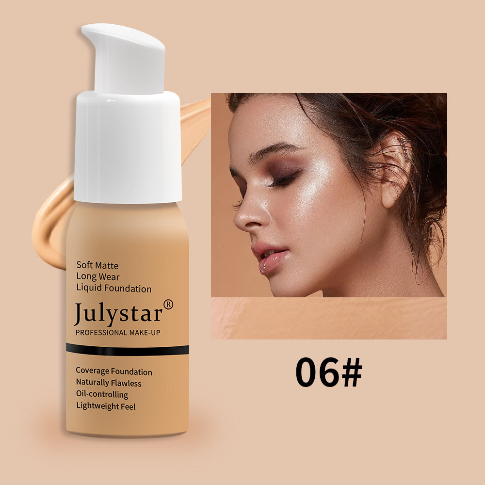 Waterproof Lasting Non Take Off Makeup Concealer Liquid Foundation Beauty Makeup Pi-Mart