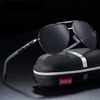 Retro Vintage Elegant Luxury Business High Quality Men  Polarized Aviation Pilot Retro Classic Sunglasses With UV400 Protection - SJB-DIAMOND ELITES