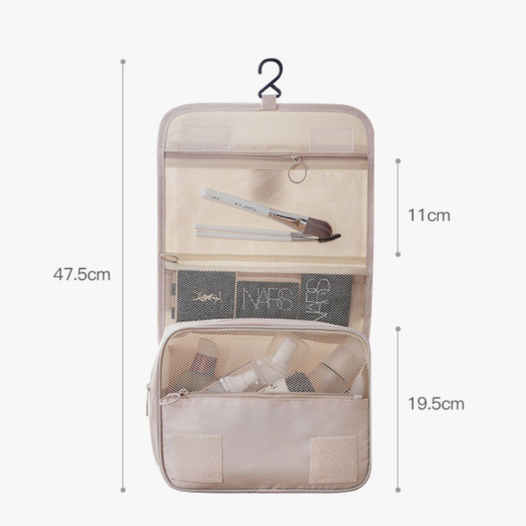 Travel Waterproof Makeup Portable Wash Bag, Large Capacity Makeup Bag Hook Bag, Toiletry Bag for travel - SJB-DIAMOND ELITES