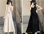 Summer Dresses for Women Sleeveless Loose Sling Maxi Dresses Casual Plain Cami Long Dress SHOMICOBOUTIQUE