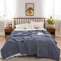 Autumn And Winter Milk Velvet Thickened Yarn-dyed Blankets Multifunctional Nap Pi-Mart