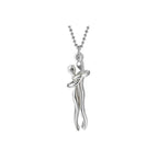 Couple Hugging Pendant Necklace Pi-Mart