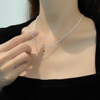 Sparkling Clavicle Chain Necklace Pi-Mart