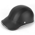1Pc Safety Bicycle Helmet Adjustable Windproof Bike Helmet Sunshade Baseball Cap Anti-UV Cycling Motorcycle Hat Leather Helmet Lootquake LLC