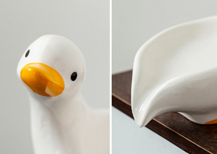 Creative Ceramic Soap Box Cute Duck Pi-Mart