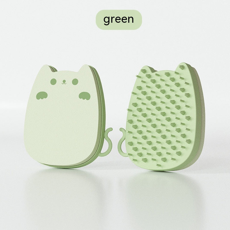 Pet Sponge Silicone Comb For Cats Pi-Mart