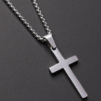 Classic Cross Men Necklace Pi-Mart