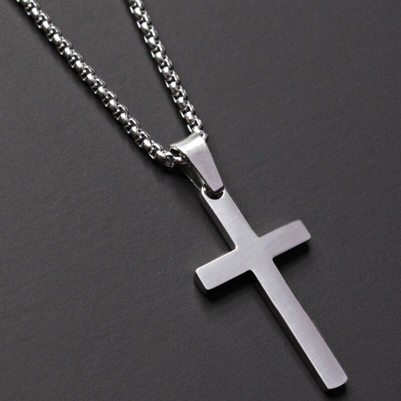 Classic Cross Men Necklace Pi-Mart