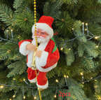 Santa Claus Climbing Ladder Electric Santa Claus Climbing Ladder Pi-Mart