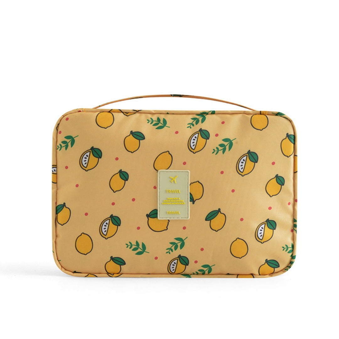 Toiletry Bag, Travel Wash Bag, Printed nylon Cosmetic Bag, Multifunctional Portable Large Capacity Storage Bag, Hangable Wash Bag - SJB-DIAMOND ELITES