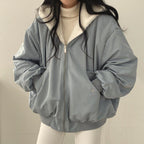 Simple, Loose And Thickened Cotton Coat On Both Sides Pi-Mart