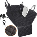 Dog Car Seat Cover View Mesh Pet Carrier Hammock Safety Protector Car Rear Back Seat Mat With Zipper And Pocket For Travel Pi-Mart