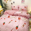 Cotton Sweet Twill Sheet Quilt Cover Bedding Set Pi-Mart