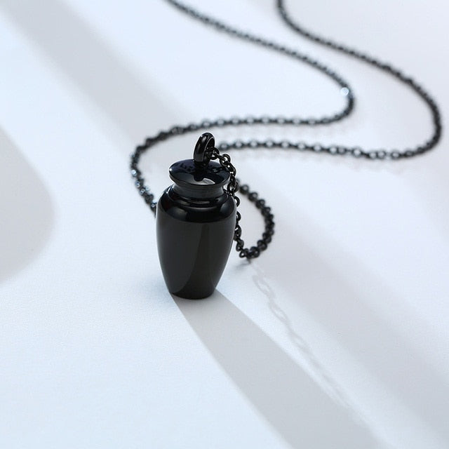 Openable Earthen Jar Columbarium Shape Pendant Pi-Mart