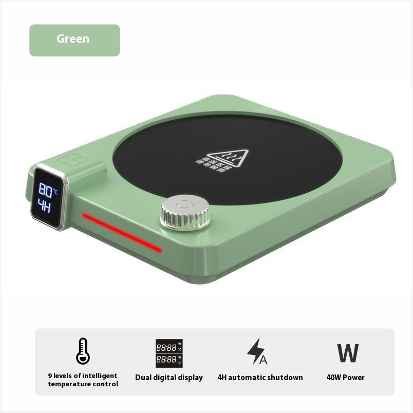 Instant Hot Timing Thermal Cup Pad Coffee Heating Coaster Winter Kithchen Gadgets Pi-Mart