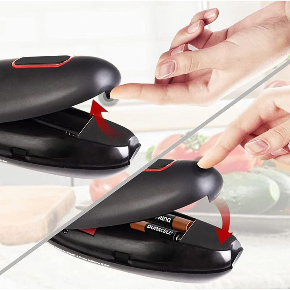 Electric Can Opener Automatic Jar Bottle Can Machine One Touch Portable Kitchen Hand Free Opening Opener Tool Gadgets Pi-Mart