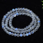 Blue Moonstone Near Body Three Rings Bracelet Pi-Mart
