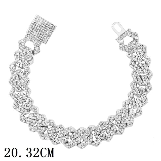 Iced Out Chain Bracelet Pi-Mart