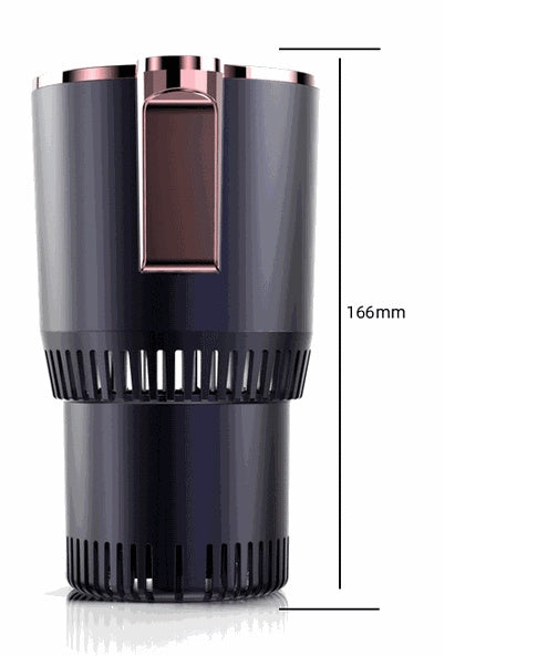 2 In1 Car Heating Cooling Cup 12V Smart Car Cup Holder Digital Temperature Display Drink Cup Warmer Cooler Mini Car Refrigerator Pi-Mart