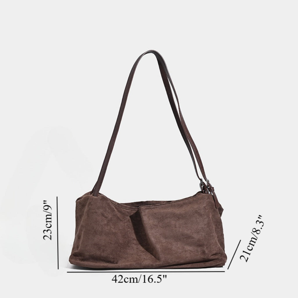 Vintage matte hobo bag, large capacity pillow bag, commuter versatile shoulder crossbody bag - SJB-DIAMOND ELITES