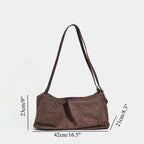 Vintage matte hobo bag, large capacity pillow bag, commuter versatile shoulder crossbody bag - SJB-DIAMOND ELITES