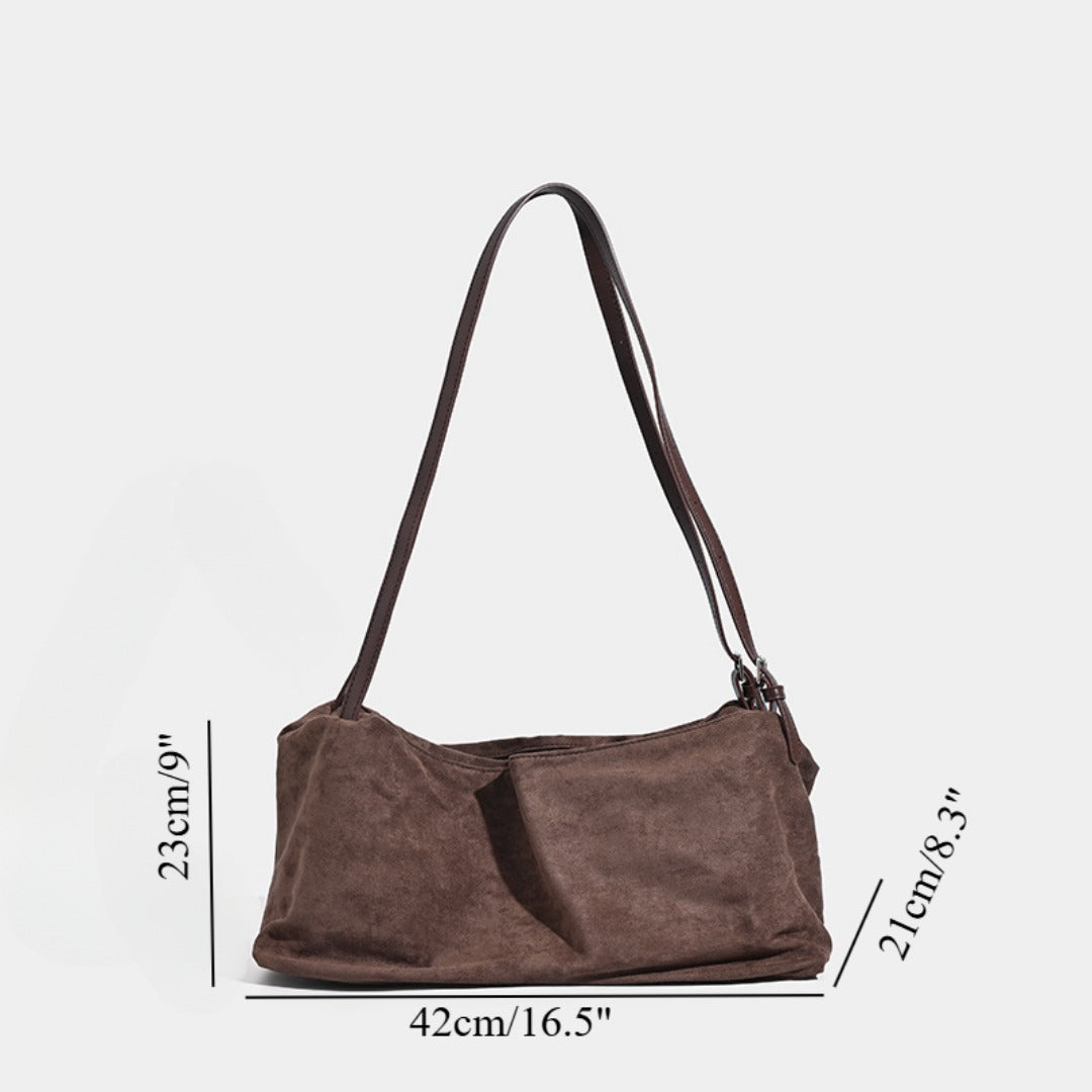 Vintage matte hobo bag, large capacity pillow bag, commuter versatile shoulder crossbody bag - SJB-DIAMOND ELITES