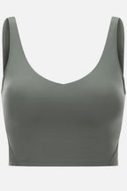 Millennia Scoop Back Sports Bra THRIXINE