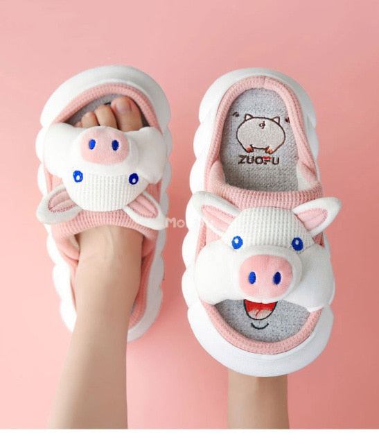 Lovely Animals Bedroom Slippers Pi-Mart