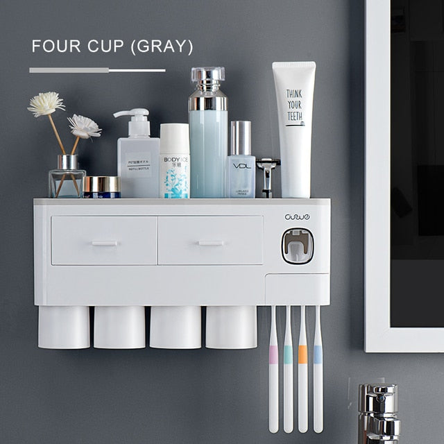 Bathroom Magnetic Storage Rack Pi-Mart