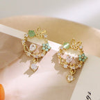 Christmas Snowflake Stud Earrings Pi-Mart
