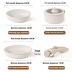 Removable Household Wok Pot Set Pi-Mart
