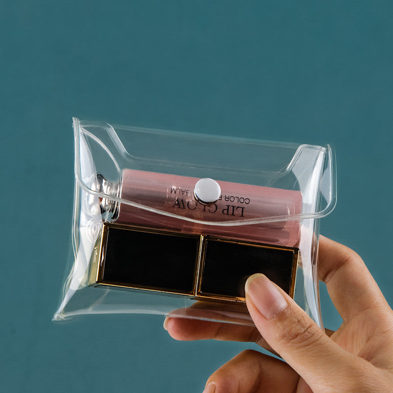 Portable Transparent Cosmetic Brush Storage Bag Pi-Mart