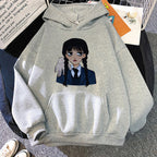 Neo-Gothic Printed Hoodie
