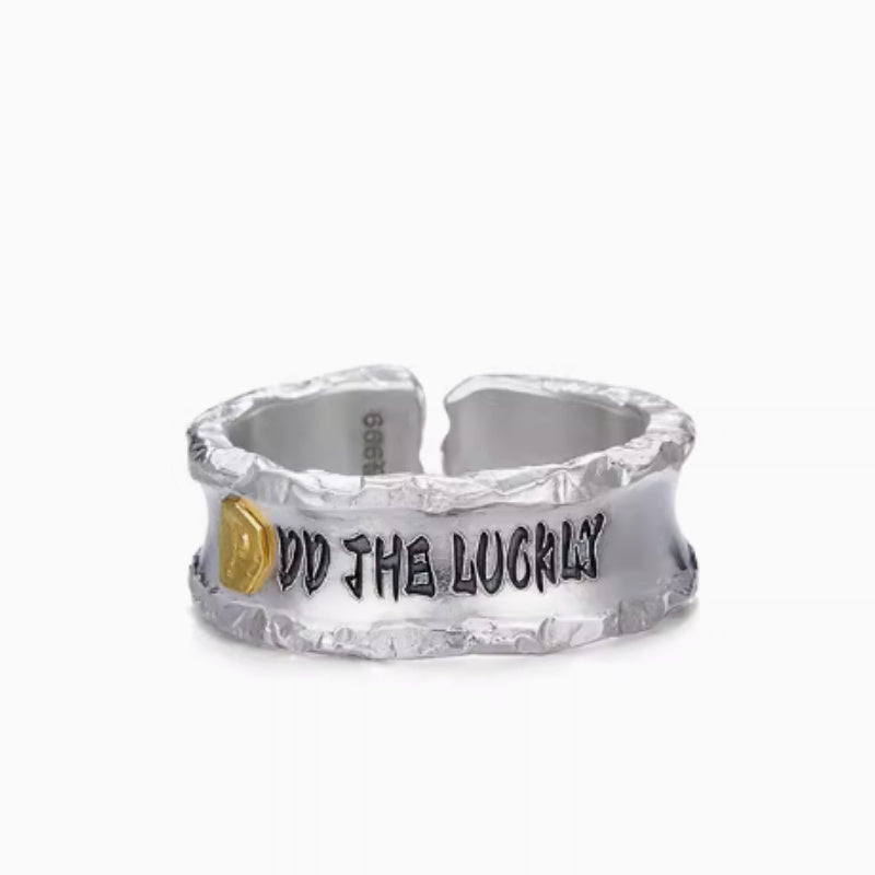 Couple Ring Men's And Women's Ring 99 Foot Silver Set Pi-Mart