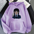 Neo-Gothic Printed Hoodie