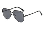 Luxury Lady Vintage Round Metal  Sunglasses For  Driving Black Retro Mirror Sunglasses Woman  Shade Sunglasses With  UV400 Protection - SJB-DIAMOND ELITES