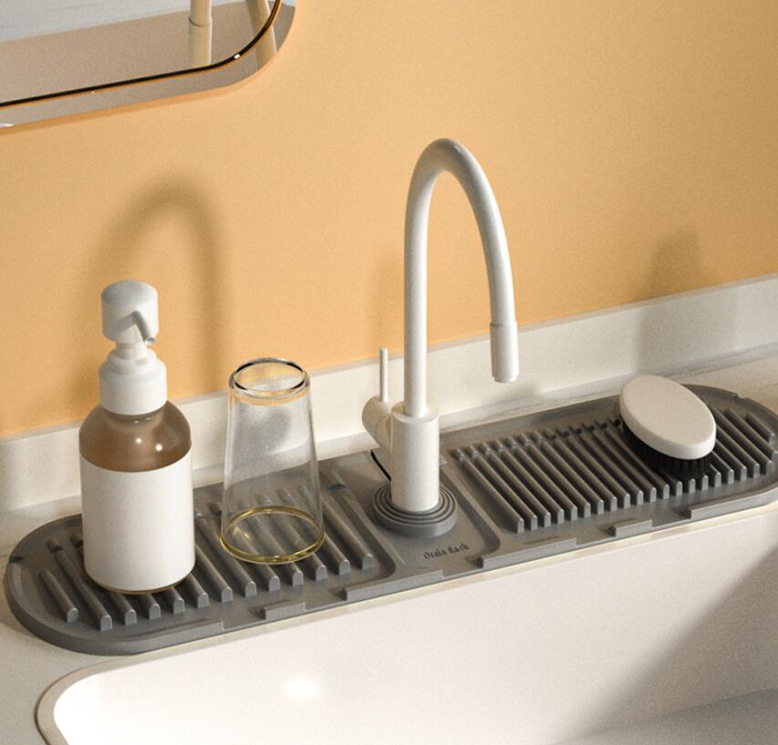 Heightened Slope Faucet Water Draining Pad Pi-Mart
