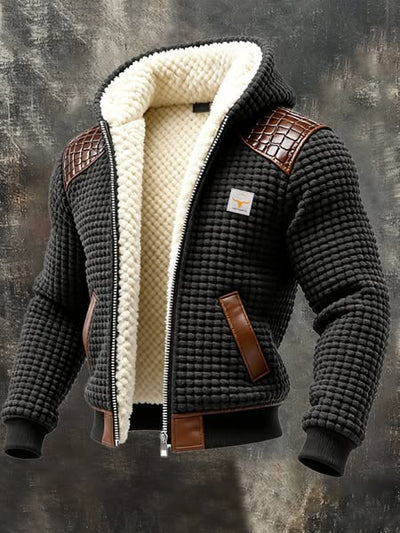 Digital Print Hooded Jacket - Solid Color Fleece Lined Cardigan for Men and Women (Sizes S-5XL) Pi-Mart