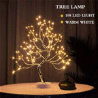 Copper Wire Christmas Tree LED Lamp Pi-Mart