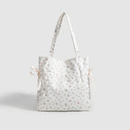 Spring shoulder floral draw with hobo bag, girls cloth bag cute small cloth bag, drawstring shoulder tote bag for women