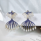 Fashion Smart Sea Jellyfish Tassel Earrings Pi-Mart