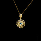 European And American Moon Necklace Niche Non-fading High-grade Accessories