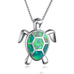 Fashion Turtle Simple Necklace Stud Earrings Set Pi-Mart