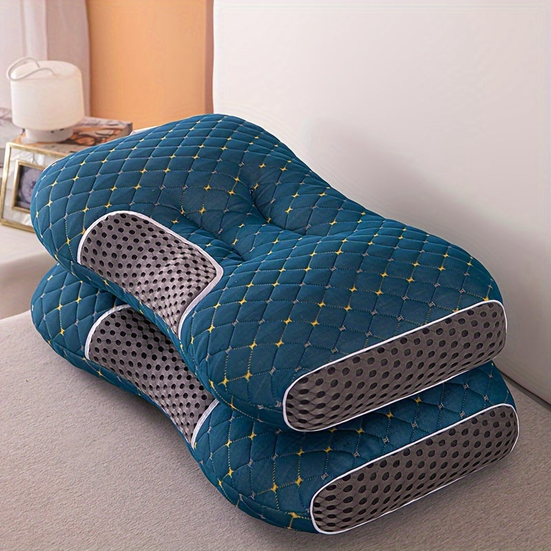 1pc Sleep All Night Massage Pillow For Couch Sofa Office Bed Camping Travel, Zone Support Pillow And Multi-purpose Gift Blanket For All Season Lootquake LLC