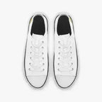 Sue Sue Sweet Low Canvas Shoes-White sole