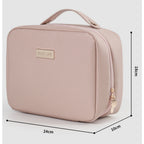 Makeup Bag Organizers, PU Square Portable Cosmetic Bag, Cosmetic Storage Bag, Portable Travel Large-capacity Wash Bag, Makeup Bag with Compartments, - SJB-DIAMOND ELITES